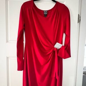 Popular Clara Sun Woo designer red dress